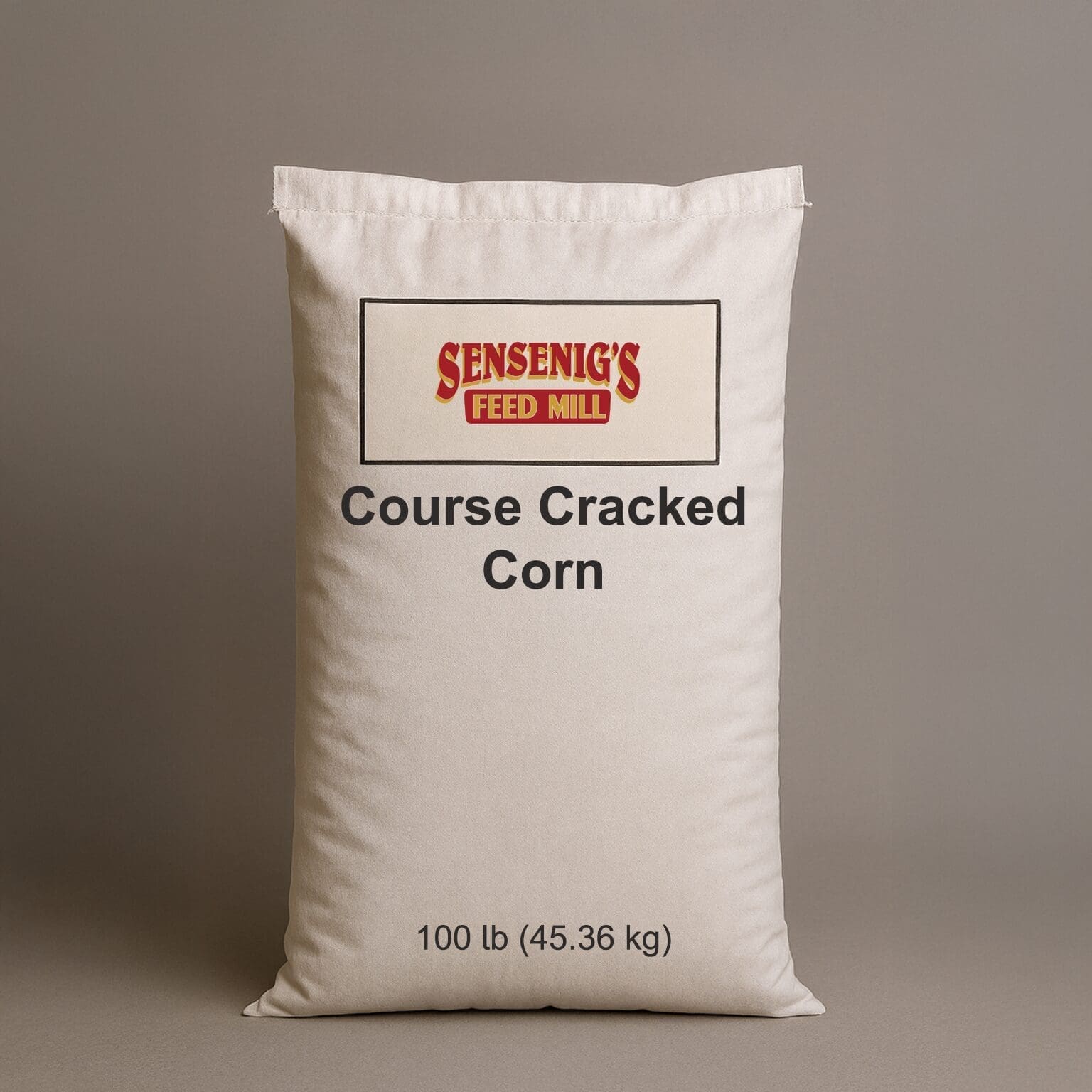 Course Particles Feed COARSE CRACKED CORN 100lb BAG | Sensenig's Feed Mill