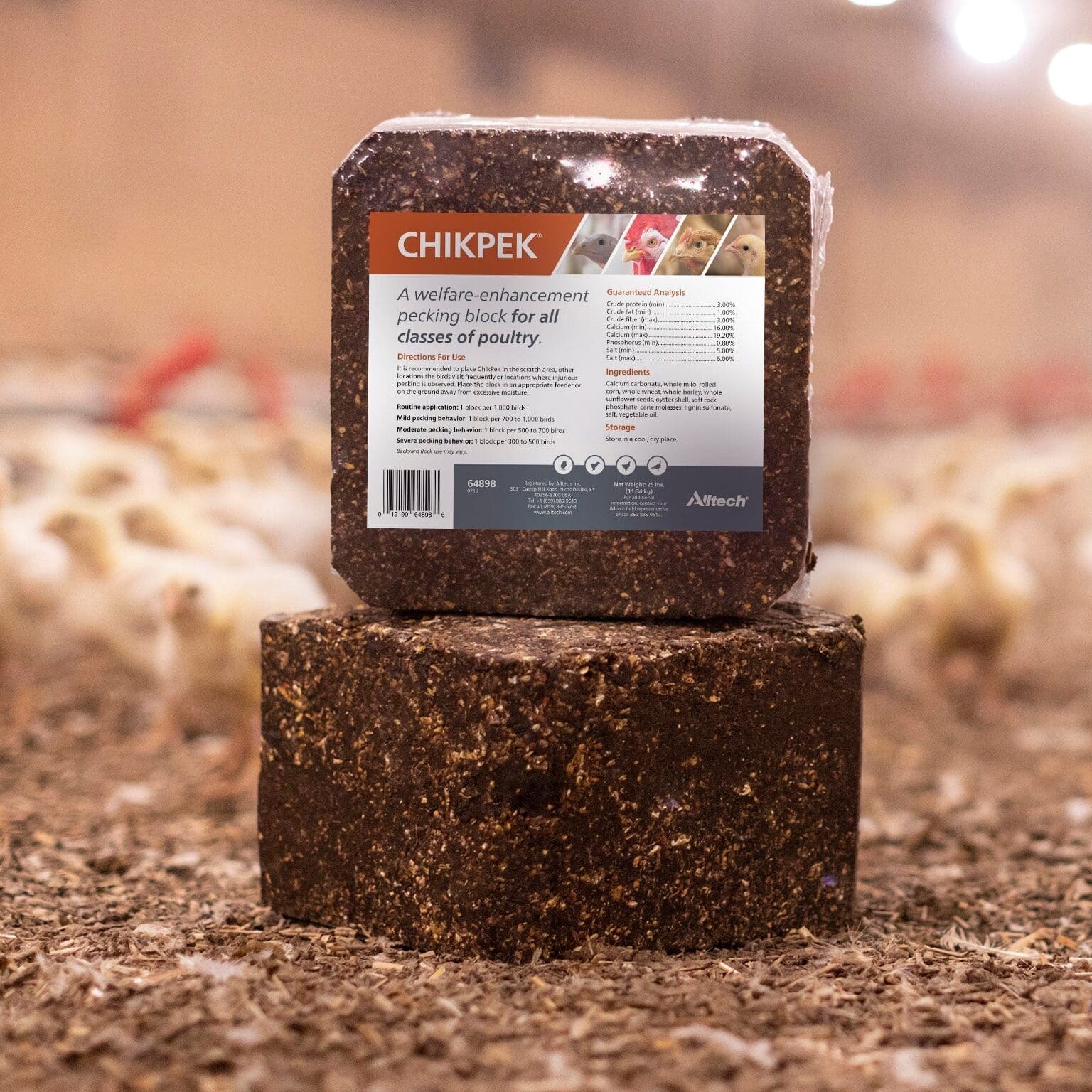 CHIKPEK CHICKEN BLOCK 25lb BLOCK | Sensenig's Feed Mill